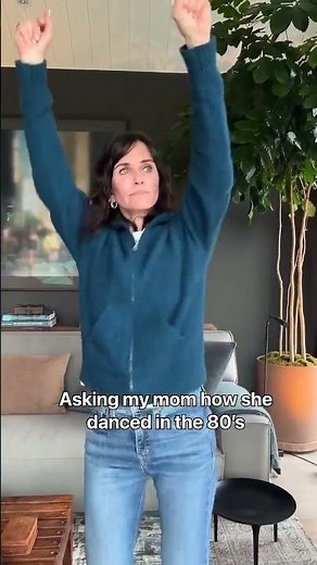 Courteney Cox recreated her cameo from Bruce Springsteen's "Dancing in the Dark" music video #shorts