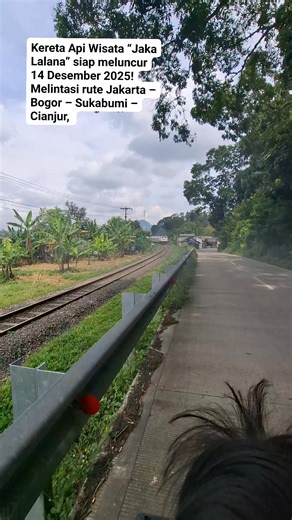 Kereta Api Wisata “Jaka Lalana” siap meluncur 14 Desember 2025! Melintasi rute Jakarta – Bogor – Sukabumi – Cianjur, menghadirkan sensasi perjalanan wisata yang nyaman dan penuh panorama indah. #KAI #jakalana #keretawisata #cianjur | Cianjur-Ran