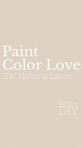 Sherwin Williams’ Natural Linen is a popular color because its warm, neutral tones works well with a variety of design styles. The color’s soft, subtle hue also adds warmth and depth to a room without overpowering other design elements. Additionally, Natural Linen is a timeless color that pairs well with a wide range of furnishings and decor, making it a versatile choice for anyone looking to create a welcoming and cohesive space. ✨ Have you used Natural Linen in your home? We’d love to hear you