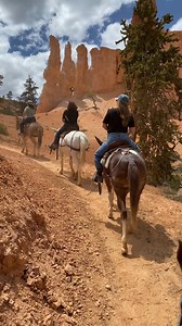 Saddle up and explore Bryce Canyon National Park the old-fashioned way! Experience the stunning hoodoos and breathtaking views just as early adventurers did.🐴 #brycecanyonnationalpark #HorsebackAdventure #horsebackriding | Visit Utah