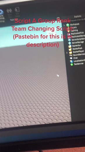 Group Rank Team Changer #roblox #studio #robloxstudio #tutorials #robloxstudiotutorial #robloxstudiotips #script #robloxdeveloper