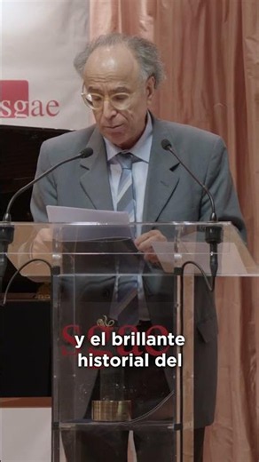 El compositor Benet Casablancas recibe el XX Premio SGAE Tomás Luis de Victoria