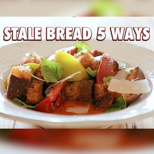 462K views · 626 reactions | Five Ways To Use Stale Bread | Joshua Weissman | Facebook