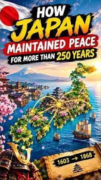 How Japan Forced 250 Years of Total Peace 🇯🇵 🤯 #shorts #japan