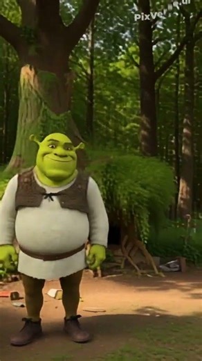 Шрек видео изменено помощью нейросети 1 часть