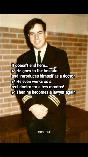 The story of Frank Abagnale Jr.#youtubeshorts #realstory