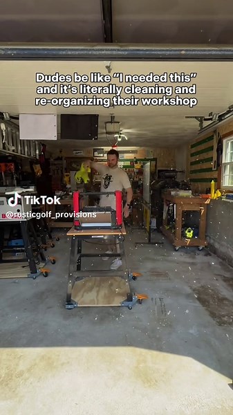 OCD eats first 🍽️ . . . #workshop #garage #tools #woodworking #diy #rustic #projects #handcrafted #dadhumor #dudesbelike #fyp