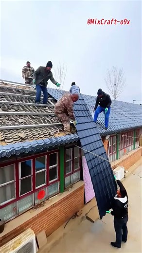 Replacing with colored aluminum tiles: Lightweight, durable, and easy to install #mixcraft