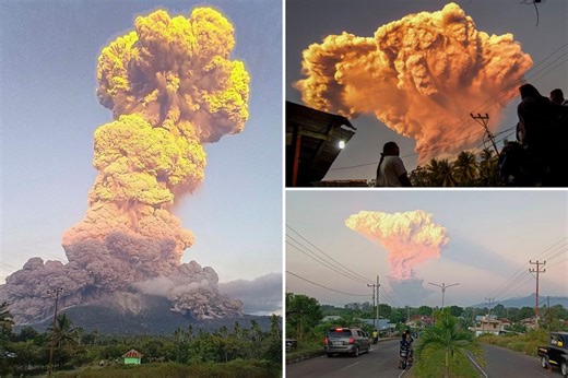 Volcano alert elevated to highest level after Indonesia’s Mount Lewotobi Laki Laki erupts