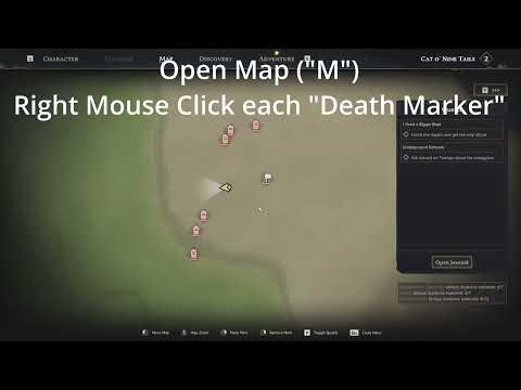 How to Remove Death Markers from the Map - Windrose