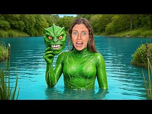 I Went Undercover As The Pond Monster!