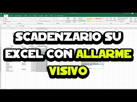 How to Create a Schedule in Excel with a Visual Alert