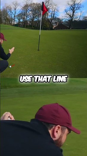 Golf Putting: Master Alignment Using This Simple Tip #shorts