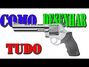 Como desenhar o revolver Taurus RT 88 (How to draw the revolver Taurus RT 88)