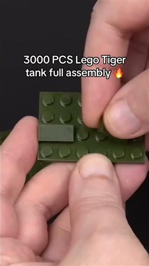 Wait to see the final build 🔥 #lego #ww2 #tank #tigertank