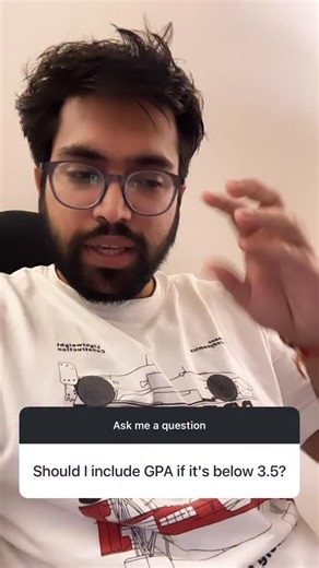 Deepanshu Udhwani on Instagram: "Bhaiya should i tell or write my GPA if less than 4? (careeradvice, techjob, developer, coding, internship)"