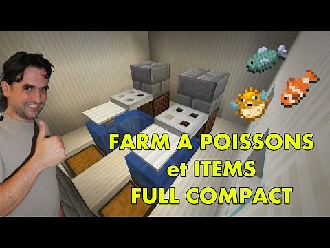 FARM A POISSON et ITEMS (1.16.5 +) - AFK FARM - Minecraft - Tuto - #21