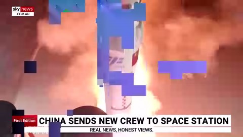 63K views · 574 reactions | The international space race has heated up and China has made their mark by sending a new three-person crew to its space station. Watch the full episode at SkyNews.com.au/Stream | Sky News Australia | Facebook
