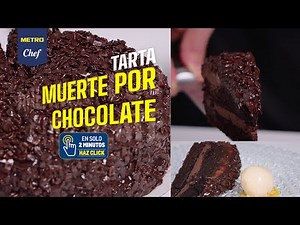 Tarta muerte por chocolate lista en dos minutos