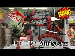 Marvel Legends and SH Figuarts Deadpool Comparison Review