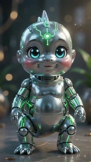 🤖🦖 Water Baby Becomes a Robotic Dinosaur Monster! ⚡