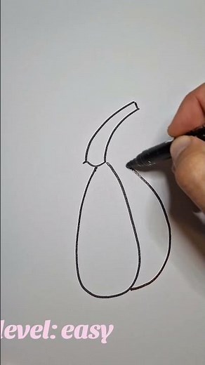 How to draw a pumpkin - Easy tutorial for kids
