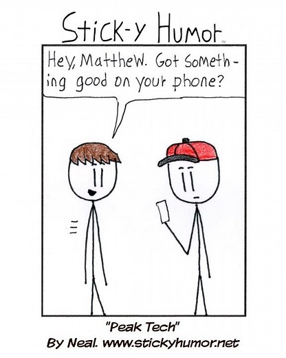 Sticky Shorts: Peak Tech (Stick-y Humor Comic Video)