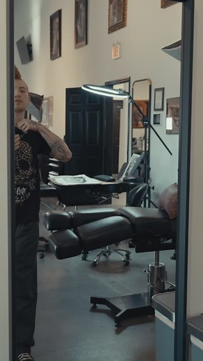 Catch Hayden this December 6th at Gallery Night Presents: Nostalgic Nights — where art meets memory and every piece tells a story. Don’t miss it. 🎨 #nostalgicnights #gallerynight #artvibes” | Flying Eye Tattoo Studio