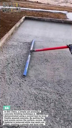 This Concrete Leveling Trick Will Blow Your Mind! Perfect Finish in Minutes 🔥