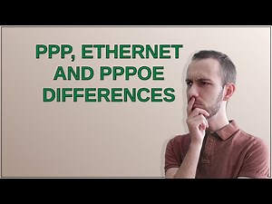 Networkengineering: PPP, Ethernet and PPPoE differences