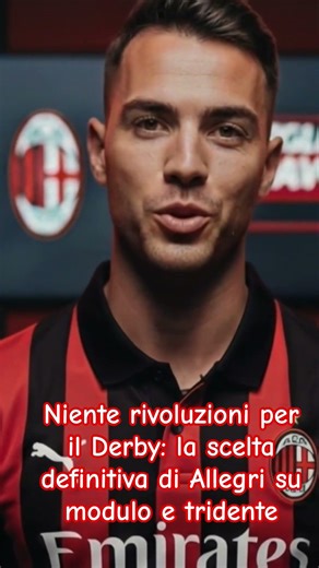 Niente rivoluzioni per il Derby: la scelta definitiva di Allegri su modulo e tridente #allegrimilan