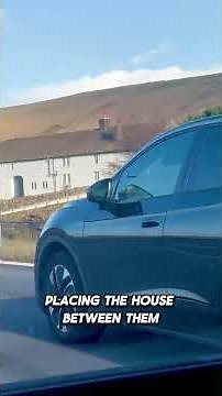 Why is the house in the middle of the motorway?