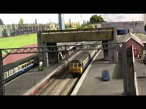 British Rail Archive Movie: Class 310 EMU departs Daventry Parkway in 1982.