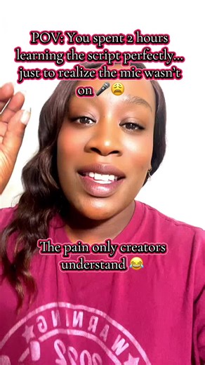 POV: You spent 2 hours learning the script perfectly… just to realize the mic wasn’t on 🎤😩 #P#POVC#ContentCreatorProblemsT#TikTokFailsC#CreatorStrugglesRelatableContent
