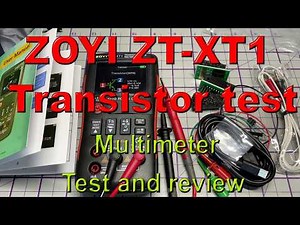 ZOYI ZT-XT1 - Transistor test Multimeter ( and more ) - Test and review.