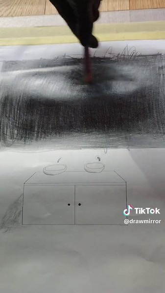 Day 2.5 of drawing mirror #draw #usa_tiktok #mirror | drawing