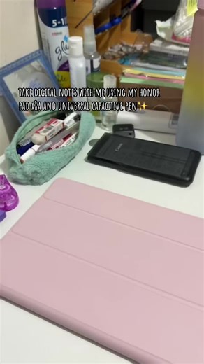 Digital Note Taking with Honor Pad X8A and Stylus Pen