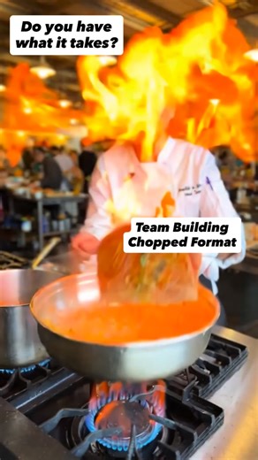 DC Cooking School | 🔥! 🔪👩🏻‍🍳 Think your team has what it takes to battle it out in the kitchen? Introducing our Chopped-style corporate cooking competition —... | Instagram