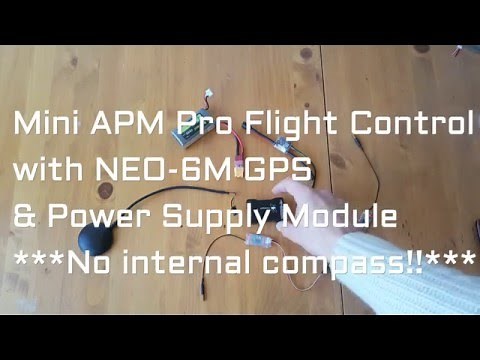 Mini APM Pro Flight Control with NEO-6M GPS&Power Supply Module from banggood