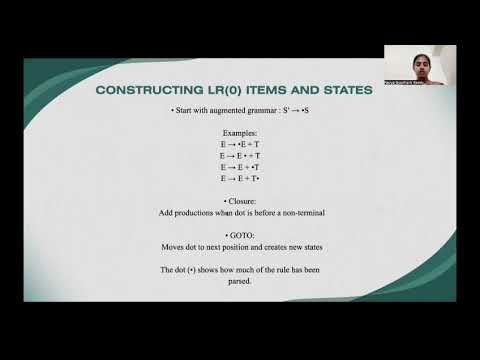 SLR Parsing and Table Construction in Compiler Design 