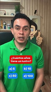 How many years are in a lustrum? 🧐