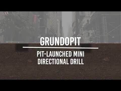 GRUNDOPIT® Pit-Launched Mini Directional Drill Animation | TT Technologies