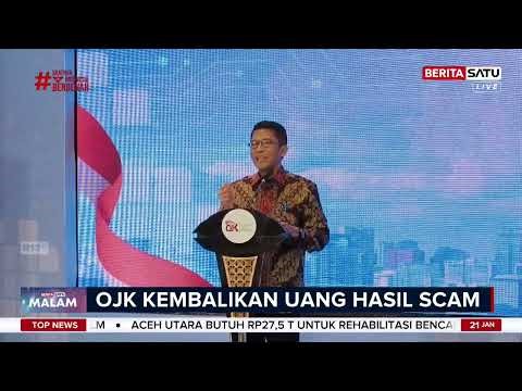 OJK dan Perbankan Serahkan Rp161 Miliar Dana Korban Scam #beritasatu