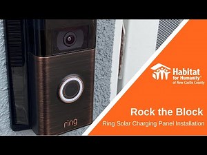 HFHNCC Rock the Block: Ring Solar Panel Installation Tutorial