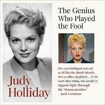 Judy Holliday Plays the "Dumb Blonde" to Avoid the Hollywood Blacklist