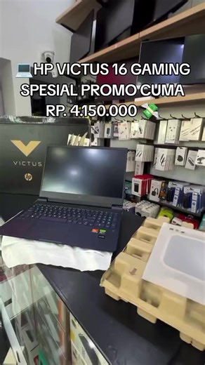 Spesifikasi HP Victus 16 dengan AMD Ryzen 7: - *Prosesor*: AMD Ryzen 7 7840HS (8 core, 16 thread, hingga 5,1 GHz) - *Memori*: 16GB DDR5 RAM, dapat diupgrade - *Penyimpanan*: 1TB SSD PCIe 4.0 NVMe - *Layar*: 16,1 inci Full HD (1920x1080), 165Hz, IPS - *Grafis*: NVIDIA GeForce RTX 4060 8GB GDDR6 - *Sistem Operasi*: Windows 11 Home - *Baterai*: 70Wh Li-ion polymer - *Koneksi*: Wi-Fi 6, Bluetooth 5.3, USB-C, HDMI, USB-A #jualbelilaptop #laptop #laptopsecond #laptopmurah #laptopbekas #juallaptop #lap