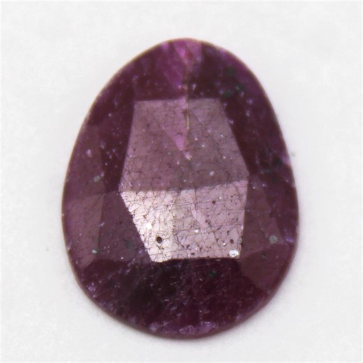 Natural Pink Ruby Rose Cut Gemstone: 4.70 Carat, 14x11x2 Mm, Non-heated - Etsy