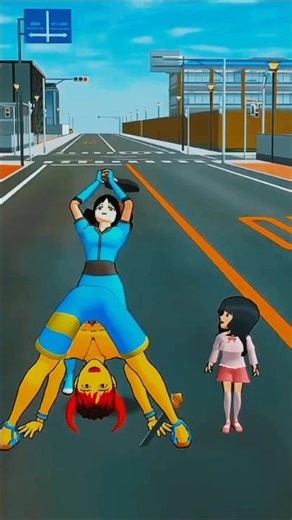 Funny moment in sakura school simulator #sakuraschoolsimulator #shorts #shortsviral