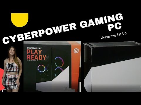 CyberPower Master Gaming PC unboxing and set up| Beginner Youtuber editing room set up