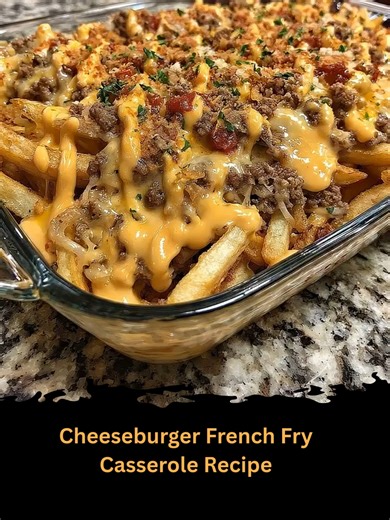 Delicious Cheeseburger French Fry Casserole Recipe